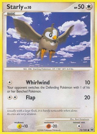 Starly (75) Reverse Holofoil - Majestic Dawn