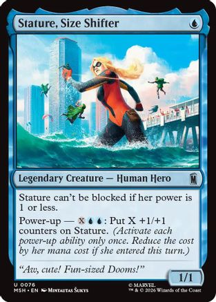 Stature, Size Shifter (078) Foil - Marvel Super Heroes