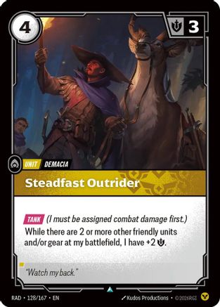Steadfast Outrider (128) - Radiance