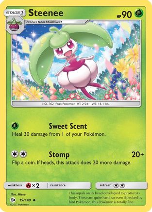 Steenee (19) Reverse Holofoil - Sun & Moon