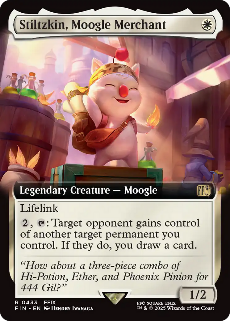 Stiltzkin, Moogle Merchant (Extended Art) (433) Foil - FINAL FANTASY