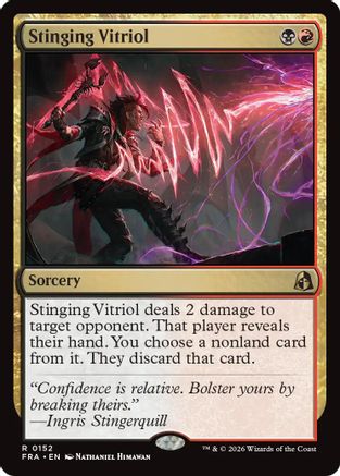 Stinging Vitriol (152) Foil - Reality Fracture