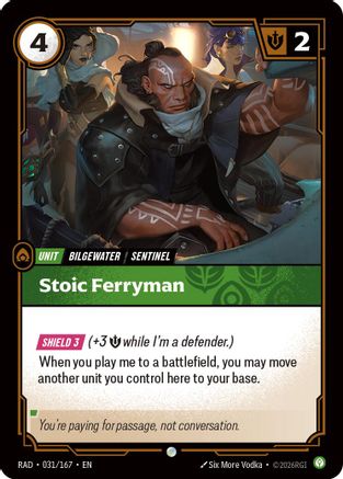 Stoic Ferryman (031) - Radiance