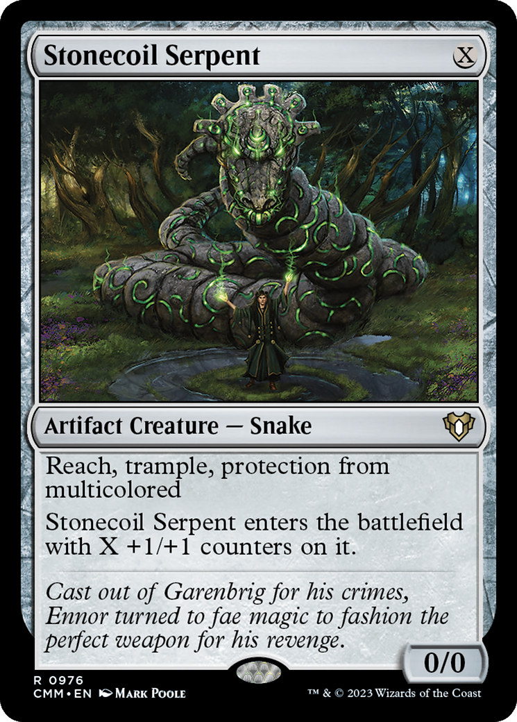 Stonecoil Serpent (976) - Commander Masters