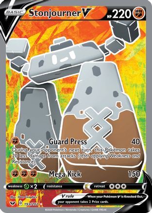 Stonjourner V (Full Art) (193) Holofoil - Sword & Shield