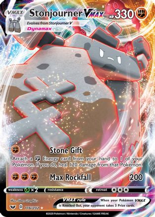 Stonjourner VMAX (116) Holofoil - Sword & Shield