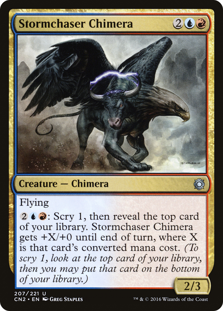Stormchaser Chimera (207) Foil - Conspiracy: Take the Crown