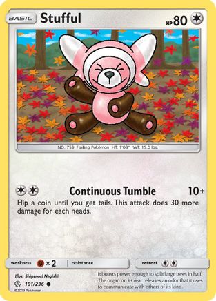 Stufful (181) Reverse Holofoil - Cosmic Eclipse