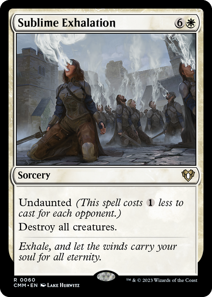 Sublime Exhalation (060) - Commander Masters