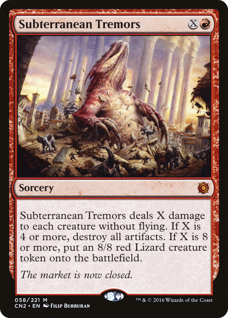 Subterranean Tremors (058) Foil - Conspiracy: Take the Crown