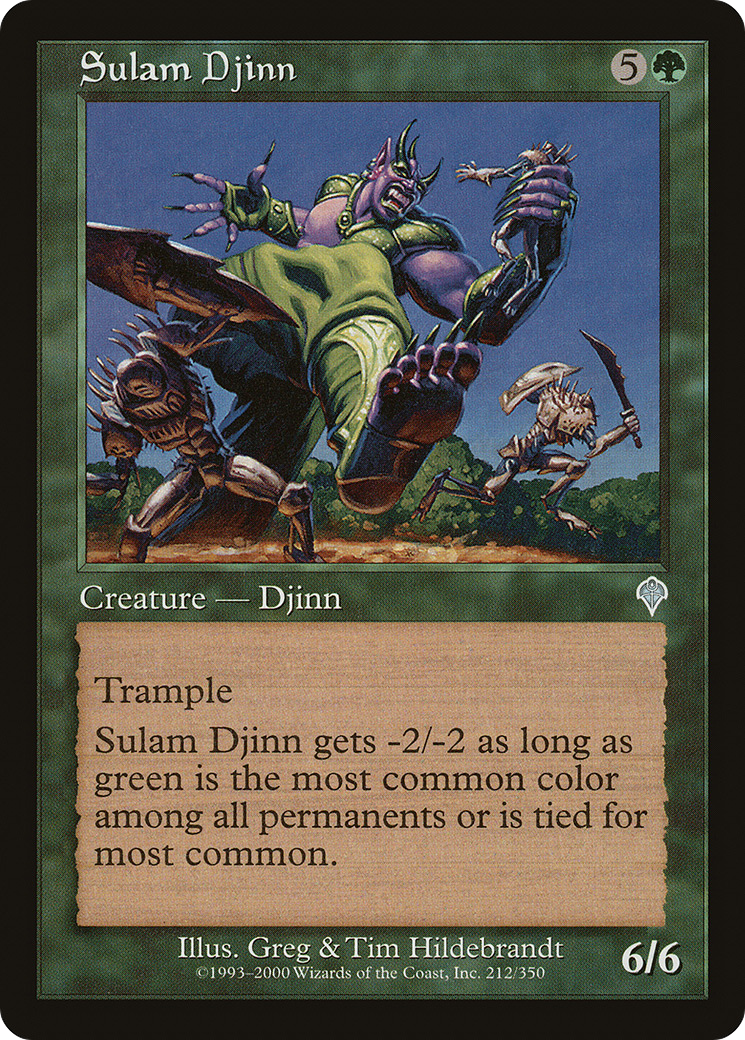 Sulam Djinn (212) Foil - Invasion