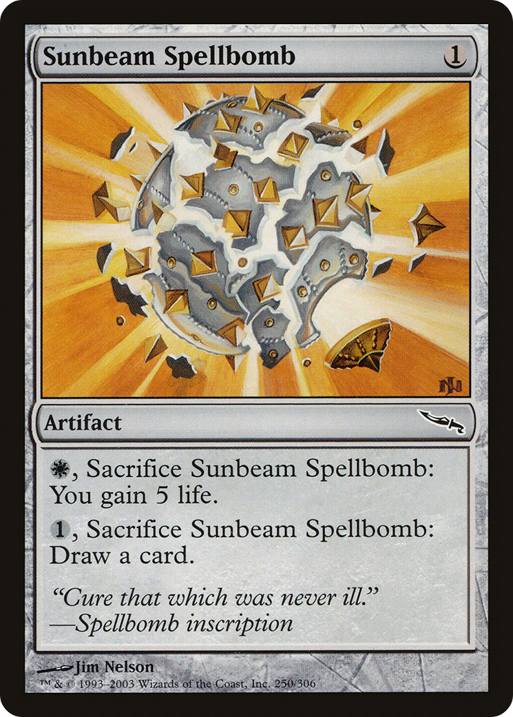 Sunbeam Spellbomb (250) Foil - Mirrodin