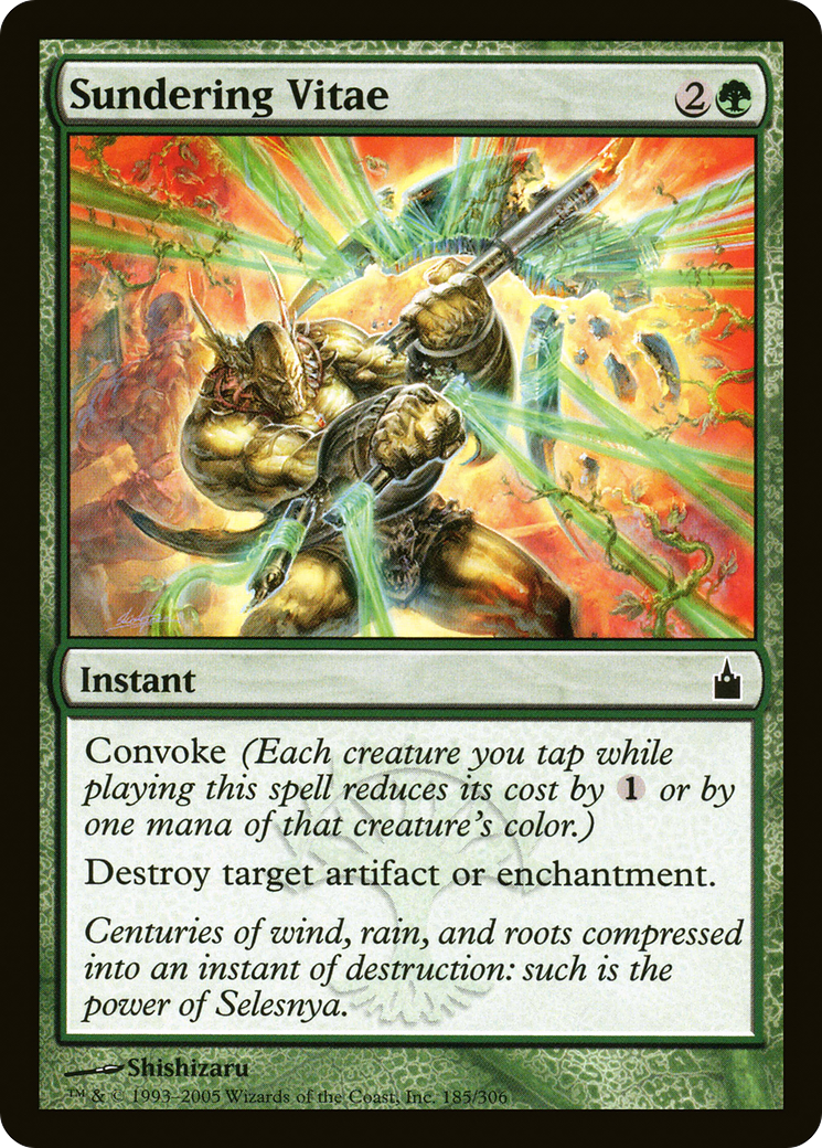 Sundering Vitae (185) Foil - Ravnica: City of Guilds
