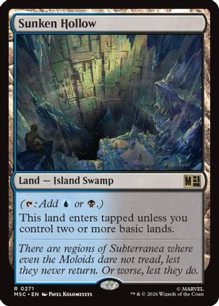 Sunken Hollow (271) Surge Foil - Commander: Marvel Super Heroes