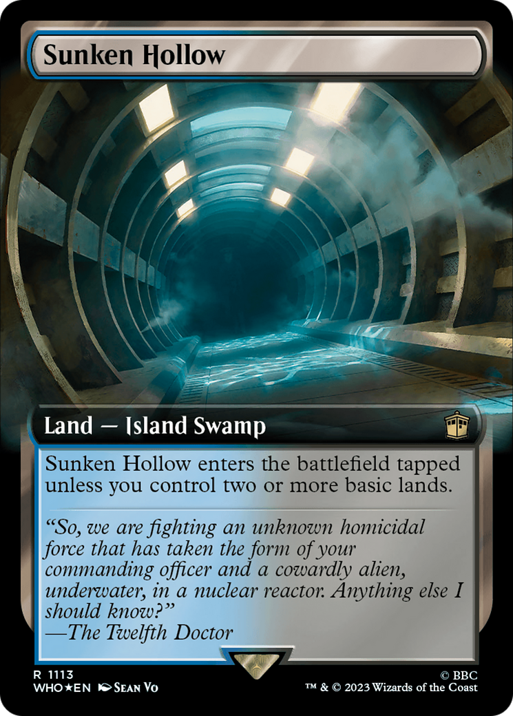 Sunken Hollow (Extended Art) (1113) Surge Foil - Doctor Who