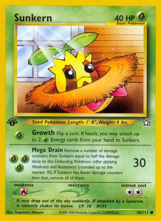 Sunkern (78) (1st Edition) - Neo Genesis