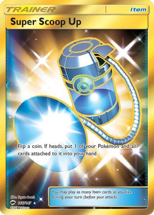 Super Scoop Up (Gold) (166) Holofoil - Burning Shadows