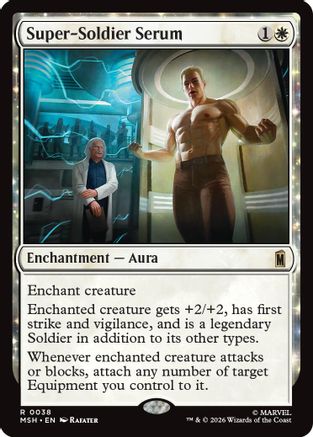Super-Soldier Serum (038) Foil - Marvel Super Heroes