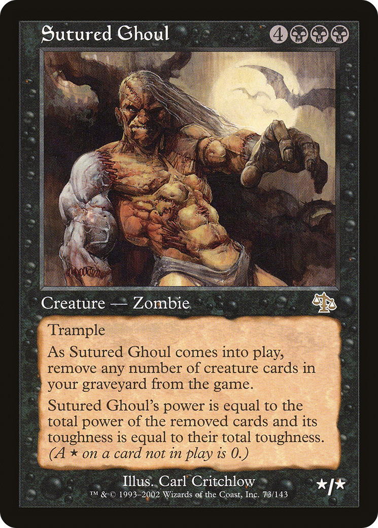 Sutured Ghoul (073) Foil - Judgment