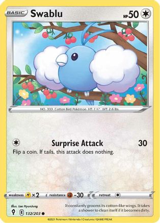 Swablu (132) - Evolving Skies