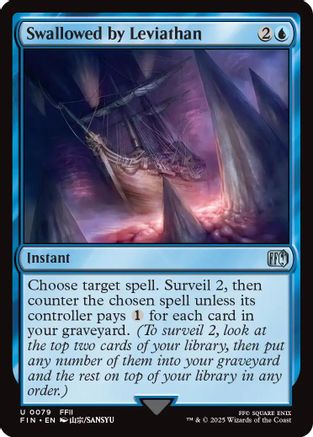 Swallowed by Leviathan (079) Foil - FINAL FANTASY