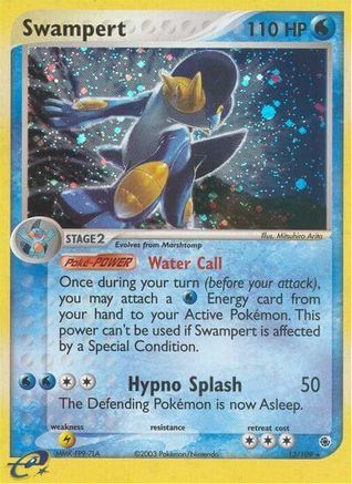 Swampert (13) Reverse Holofoil - Ruby and Sapphire