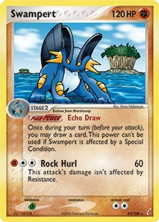Swampert (Deck Exclusives) (27) Holofoil - Crystal Guardians