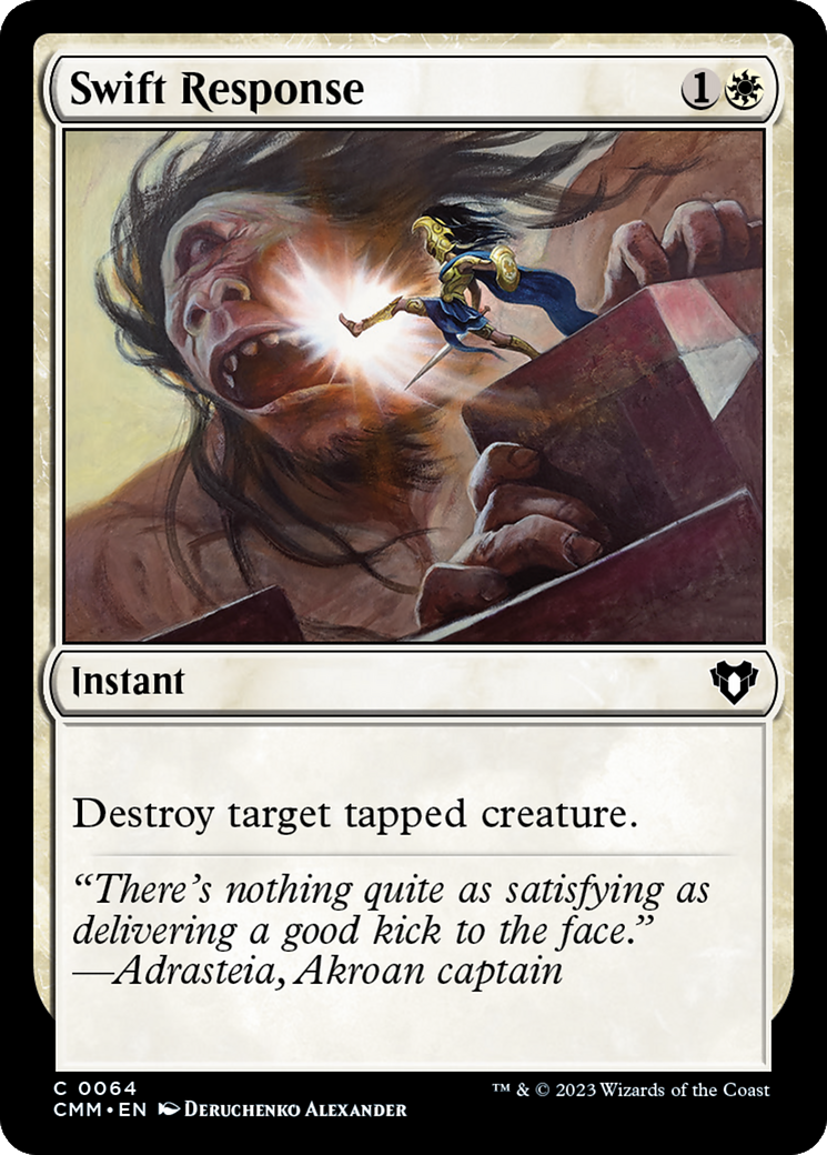 Swift Response (064) Foil - Commander Masters