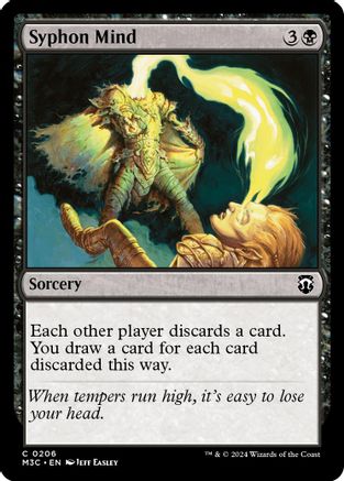 Syphon Mind (206) Ripple Foil - Commander: Modern Horizons 3
