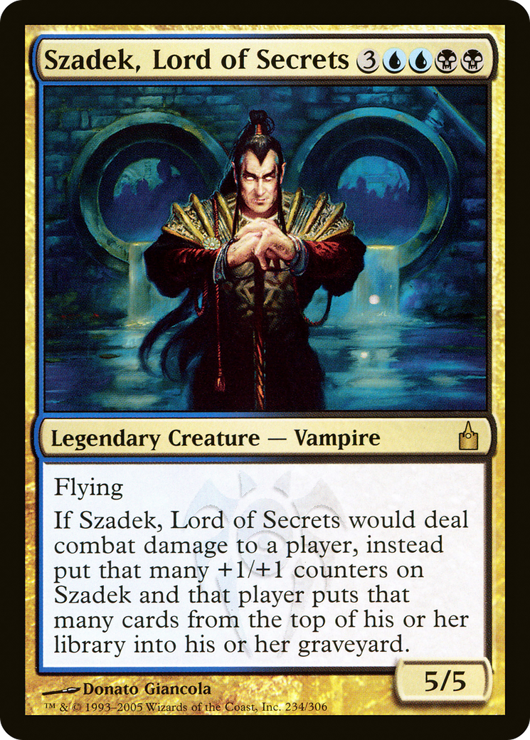 Szadek, Lord of Secrets (234) Foil - Ravnica: City of Guilds