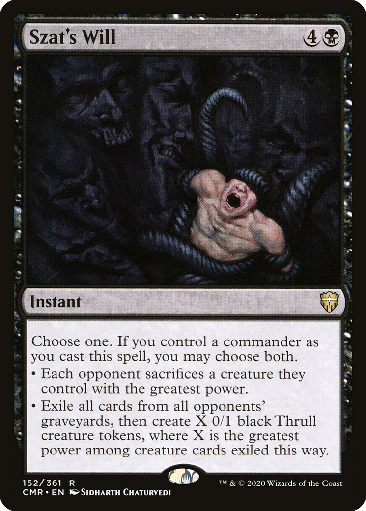 Szat's Will (152) Foil - Commander Legends