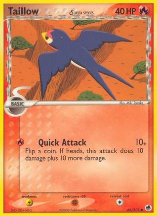 Taillow (Delta Species) (66) - Dragon Frontiers