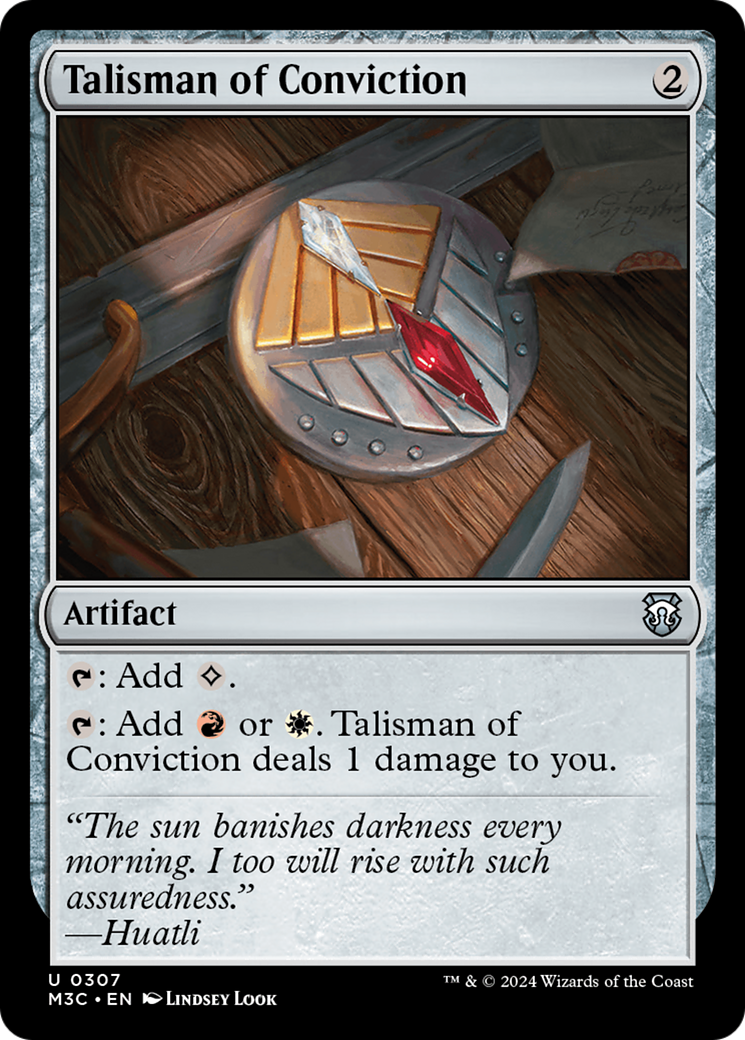 Talisman of Conviction (307) - Commander: Modern Horizons 3