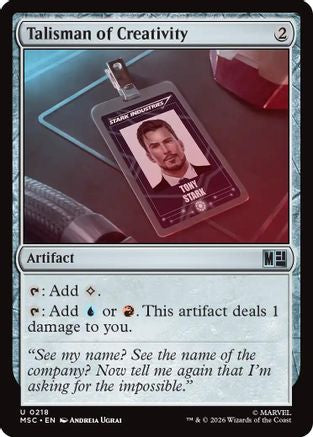 Talisman of Creativity (218) - Commander: Marvel Super Heroes