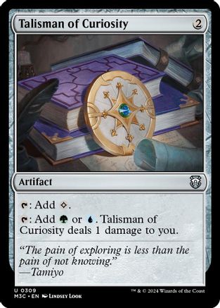 Talisman of Curiosity (309) Ripple Foil - Commander: Modern Horizons 3