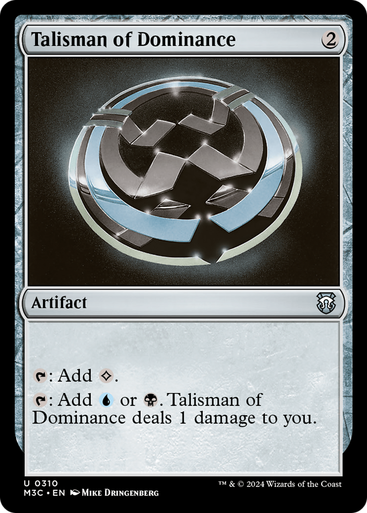 Talisman of Dominance (310) - Commander: Modern Horizons 3