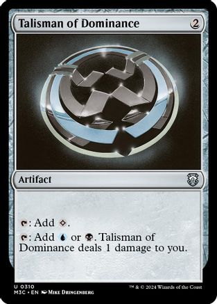 Talisman of Dominance (310) Ripple Foil - Commander: Modern Horizons 3