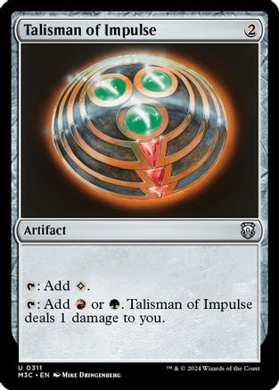 Talisman of Impulse (311) Ripple Foil - Commander: Modern Horizons 3