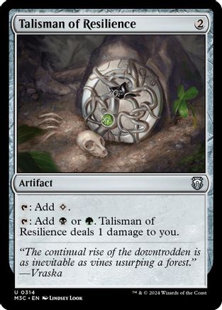 Talisman of Resilience (314) Ripple Foil - Commander: Modern Horizons 3