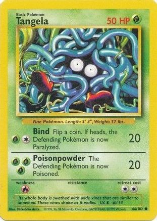Tangela (66) - Base Set
