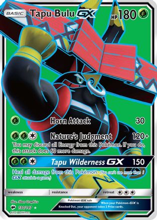 Tapu Bulu GX (Full Art) (130) Holofoil - Burning Shadows
