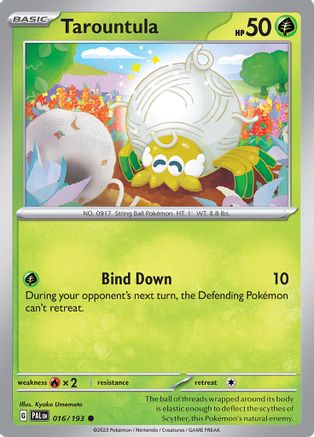 Tarountula (16) Reverse Holofoil - Paldea Evolved