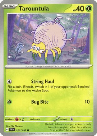 Tarountula (16) Reverse Holofoil - Scarlet & Violet