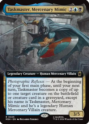 Taskmaster, Mercenary Mimic (Extended Art) (425) - Marvel Super Heroes