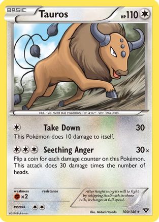 Tauros (100) - XY Base Set