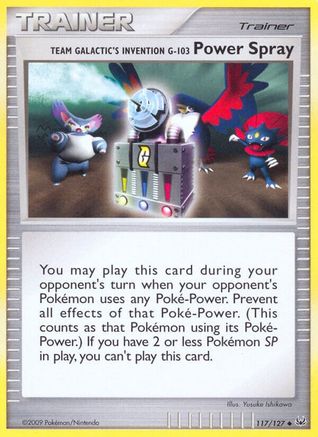 Team Galactic's Invention G-103 Power Spray (117) - Platinum