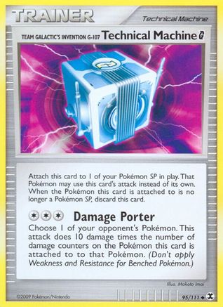Team Galactic's Invention G-107 Technical Mach. G (95) Reverse Holofoil - Rising Rivals