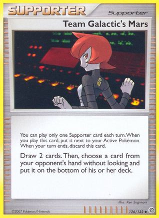 Team Galactic's Mars (126) Reverse Holofoil - Secret Wonders