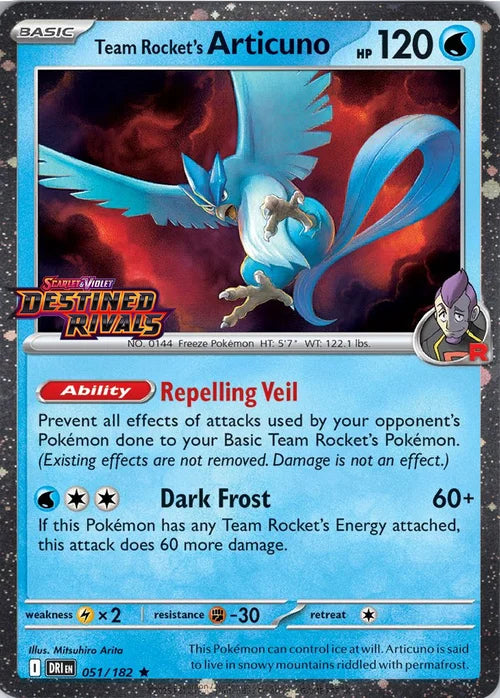 Team Rocket's Articuno (Stamped) (51) Holofoil - Miscellaneous Cards & Products