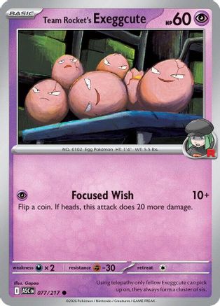 Team Rocket's exeggcute (77) - Ascended Heroes